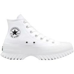 Buty do chodzenia damskie Converse A00871C. Białe obuwie sportowe casual damskie Converse, z materiału, bez zapięcia. Za 490.00 zł.