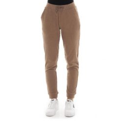 Spodnie dresowe miękki z sznurek regulacyjny na co dzień. Brązowe obuwie sportowe damskie LEONE 1947 APPAREL, bez wzorów, z bawełny. W wyprzedaży za 124.24 zł.