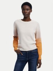 Desigual Sweter Fama 25WWJF24 Écru Regular Fit. Swetry klasyczne damskie Desigual, m, z syntetyku, bez kołnierzyka. Za 239.99 zł.