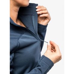 Bluza polarowa damska Fjallraven Abisko Lite Fleece Half Zip. Niebieskie bluzy damskie Fjällräven, s, bez wzorów, z polaru, bez kaptura. Za 445.99 zł.