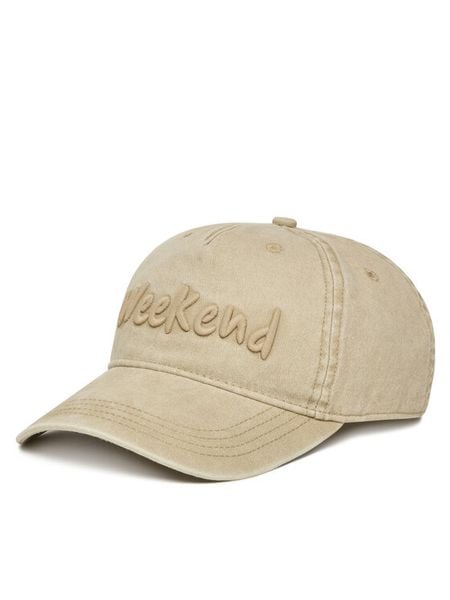 Weekend Max Mara Czapka z daszkiem Bruno 2525576024 Beżowy. Brązowe czapki z daszkiem damskie Weekend Max Mara, bez wzorów, z bawełny. Za 359.99 zł.