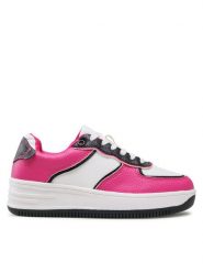 Jenny Fairy Sneakersy WS5807-01 Różowy. Czerwone obuwie sportowe damskie Jenny Fairy, ze skóry, bez zapięcia. Za 79.99 zł.