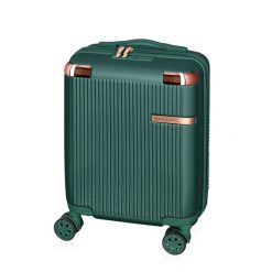 Walizka mini BETLEWSKI BWA-029 XS zielona. Zielone walizki Betlewski, bez wzorów, z materiału. Za 159.99 zł.