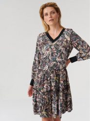 Tatuum Sukienka codzienna Emrami 1 T2318.203 Kolorowy Regular Fit. Sukienki damskie TATUUM, bez wzorów, z wiskozy, bez ramiączek. Za 229.99 zł.