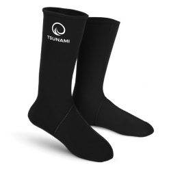 Skarpety neoprenowe do morsowania. Czarne skarpetki damskie TSUNAMI, bez wzorów, z neoprenu. Za 45.00 zł.