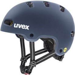 Kask rowerowy dziecięcy UVEX Kid 4 Style MIPS, dusk blue matt. Niebieskie akcesoria rowerowe UVEX. Za 276.99 zł.
