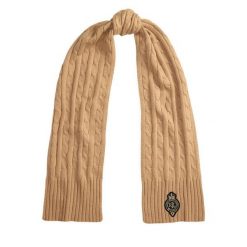 Szalik LAUREN RALPH LAUREN. Brązowe szaliki damskie Lauren Ralph Lauren, bez wzorów. Za 379.99 zł.