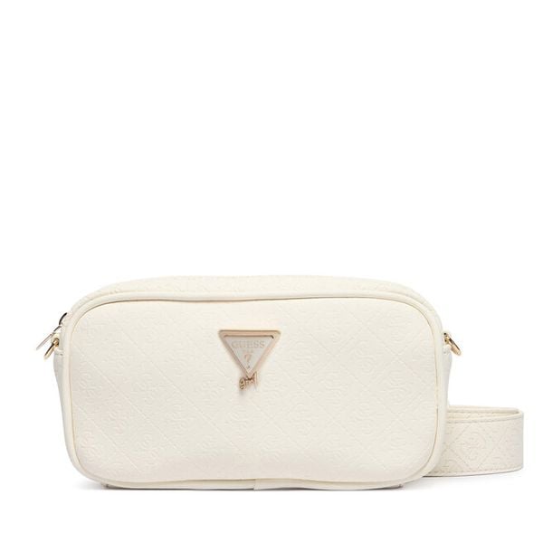 Torebka Guess. Białe listonoszki damskie Guess, z aplikacjami, bez dodatków. Za 284.99 zł.