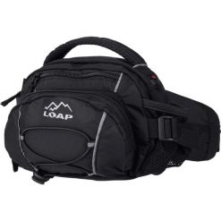 Czarna torba turystyczna Loap Giro na pas. Czarne torby podróżne Erima, bez wzorów, z materiału. Za 101.83 zł.