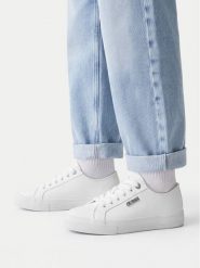 Guess Tenisówki CEO-26KC1002 Biały. Białe buty sportowe dziewczęce Guess, ze skóry, bez zapięcia. Za 169.99 zł.