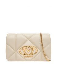 LOVE MOSCHINO Torebka JC4043PP1NLC0110 Beżowy. Brązowe torebki wieczorowe damskie Love Moschino, bez wzorów, ze skóry, bez dodatków. Za 559.99 zł.