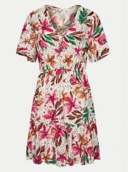 Roxy Sukienka letnia Sea Symphony ERJWD03768 Biały Regular Fit. Białe sukienki damskie Roxy, bez wzorów, z wiskozy, bez ramiączek. Za 169.99 zł.