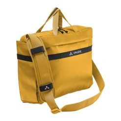 Torba na rower VAUDE Mineo. Żółte torby na laptopa Vaude, bez wzorów, z materiału. Za 603.95 zł.