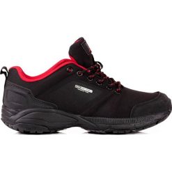 Buty trekkingowe damskie DK czarno czerwone czarne. Czarne obuwie trekkingowe damskie z materiału, bez zapięcia. Za 197.04 zł.