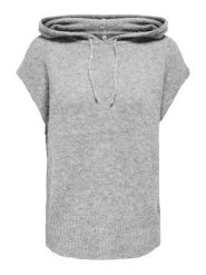 ONLY Sweter w kolorze szarym rozmiar: L. Szare swetry klasyczne damskie Only, l, bez kołnierzyka. Za 115.95 zł.