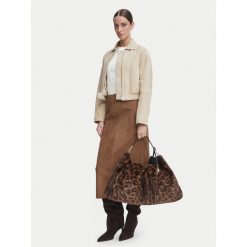 Torebka Liu Jo. Brązowe shopper bag Liu Jo, bez dodatków. Za 499.99 zł.