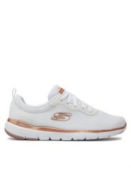 Skechers Sneakersy First Insight 13070/WTRG Biały. Białe obuwie sportowe damskie Skechers, z materiału, bez zapięcia. Za 209.99 zł.