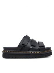 Dr. Martens Klapki Raine DM40522001 Czarny. Czarne klapki damskie Dr Martens, bez wzorów, ze skóry, bez obcasa, bez zapięcia. Za 336.18 zł.