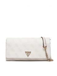 Guess Torebka Noelle II Mini HWBG96 72750 Biały. Białe torebki wieczorowe damskie Guess, z aplikacjami, ze skóry, bez dodatków. Za 319.99 zł.