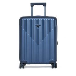 Walizka kabinowa Guess. Niebieskie walizki Guess, z aplikacjami, małe. Za 659.99 zł.