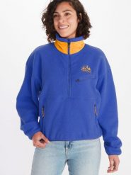 Marmot Bluza polarowa "94 E.C.O." w kolorze niebieskim rozmiar: S. Niebieskie bluzy damskie Marmot, s, bez wzorów, z polaru, bez kaptura. Za 268.95 zł.