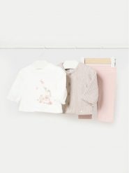 Mayoral Komplet bluza, bluzka i legginsy 2702 Kolorowy Regular Fit. Bluzki i koszule dziewczęce Mayoral, bez wzorów, z syntetyku, bez kołnierzyka, bez ramiączek. Za 109.99 zł.
