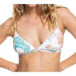 Góra od bikini Roxy Into The Sun. Białe bikini Roxy, bez wzorów, z elastanu. Za 81.00 zł.