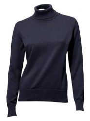 Heine Golf w kolorze granatowym rozmiar: 42. Niebieskie golfy damskie Heine, bez wzorów, z bawełny, bez ramiączek. Za 61.46 zł.