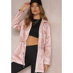 Różowa Kurtka z Połyskiem Grainne. Czerwone kurtki damskie Renee, l, bez wzorów, bez kaptura. Za 159.99 zł.