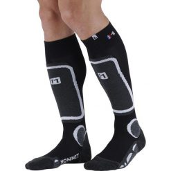 Skarpetki Monnet Backside+. Szare skarpetki damskie MONNET, bez wzorów, z materiału. Za 122.50 zł.