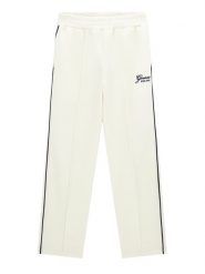 Guess Spodnie dresowe J6YB12 K3932 Kremowy Regular Fit. Białe spodnie dresowe dziewczęce Guess, z aplikacjami, z dresówki. Za 214.99 zł.