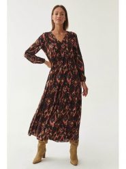 TATUUM Sukienka w kolorze brązowym rozmiar: 40. Brązowe sukienki damskie TATUUM, bez wzorów, z wiskozy, klasyczne, bez ramiączek. Za 177.45 zł.