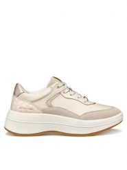Geox Sneakersy D Spherica ECUB-3 D46WTD 08504 C1122 Écru. Obuwie sportowe damskie Geox, ze skóry, bez zapięcia. W wyprzedaży za 359.99 zł.