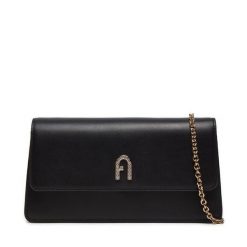 Torebka Furla. Czarne torebki wieczorowe damskie Furla, bez wzorów, bez dodatków. Za 659.99 zł.
