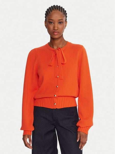 French Connection Kardigan 78ZCW Pomarańczowy Regular Fit. Brązowe kardigany damskie French Connection, m, bez wzorów, z syntetyku. Za 249.99 zł.