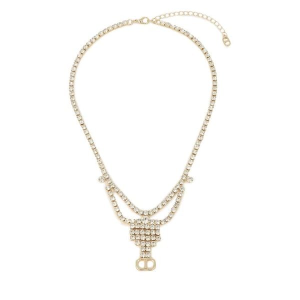 Naszyjnik TWINSET. Żółte naszyjniki damskie Twinset, złote. Za 219.99 zł.