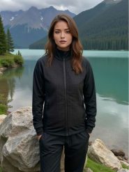 Alpine Pro Kurtka polarowa "Querta 2" w kolorze czarnym rozmiar: L. Czarne kurtki damskie Alpine Pro, l, bez wzorów, z materiału, bez kaptura. Za 197.63 zł.