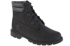 Trapery damskie, Timberland Linden Woods WP 6 Inch. Czarne trapery damskie Timberland, z materiału, bez zapięcia. Za 726.00 zł.
