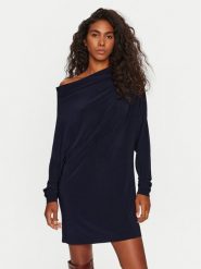 NORMA KAMALI Sukienka codzienna KK2243PLD96951 Granatowy Regular Fit. Niebieskie sukienki damskie Norma Kamali, bez wzorów, z syntetyku, bez ramiączek. Za 549.99 zł.