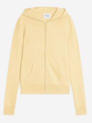 AUTHENTIC CASHMERE Kaszmirowy kardigan "Colombis" w kolorze żółtym rozmiar: XL. Żółte kardigany damskie AUTHENTIC CASHMERE, xl, bez wzorów, z kaszmiru. Za 413.99 zł.