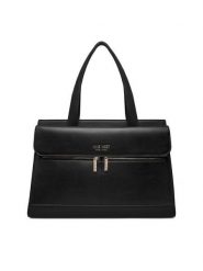 Nine West Torebka EO-ARKANSAS-LDA8210 Czarny. Czarne shopper bag Nine West, bez wzorów, z materiału, bez dodatków. Za 369.99 zł.