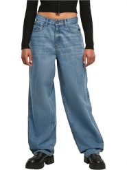 Urban Classics Dżinsy - Comfort fit - w kolorze niebieskim rozmiar: W33. Niebieskie jeansy damskie Urban Classics, z podwyższonym stanem. Za 92.21 zł.