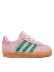 Adidas Sneakersy Gazelle Comfort Closure JP7138 Różowy. Czerwone buty sportowe dziewczęce Adidas, bez wzorów, ze skóry, bez zapięcia. Za 249.99 zł.