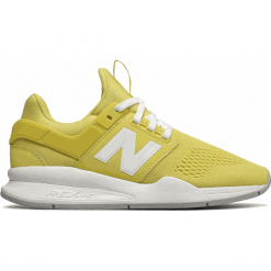 New Balance WS247UG. Brązowe obuwie sportowe damskie New Balance, z materiału. W wyprzedaży za 299.99 zł.