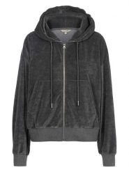 Herrlicher Bluza w kolorze antracytowym rozmiar: XS. Czarne bluzy damskie Herrlicher, xs, bez wzorów, bez kaptura. Za 166.88 zł.
