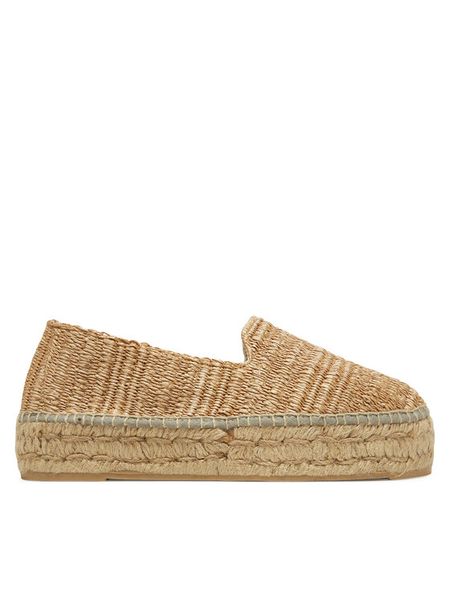 Manebi Espadryle H 1.5 D0 Beżowy. Brązowe espadryle damskie Manebi, bez wzorów, z syntetyku, bez obcasa. Za 579.99 zł.