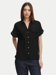 Vero Moda Koszula Bumpy 10310139 Czarny Regular Fit. Czarne koszule damskie Vero Moda, xs, bez wzorów, z wiskozy, bez kołnierzyka, bez ramiączek. Za 129.99 zł.