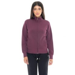 Bluza zimowa Leone 1947 Never Without Damen, Halsausschnitt Reißverschluss. Czerwone bluzy damskie LEONE 1947 APPAREL, na zimę, bez wzorów, z bawełny, bez kaptura. W wyprzedaży za 144.93 zł.