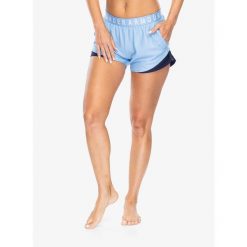 Spodenki treningowe damskie Under Armour Play Up Shorts 3.0. Niebieskie obuwie sportowe damskie Under Armour, bez zapięcia, na fitness i siłownię. Za 98.99 zł.