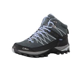 Damskie buty trekkingowe CMP Rigel Waterproof. Szare obuwie trekkingowe damskie CMP, z materiału, bez zapięcia. W wyprzedaży za 369.99 zł.